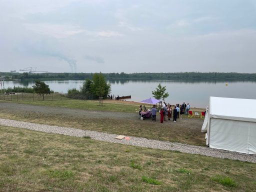Hochzeitsfeier Markkleeberger See